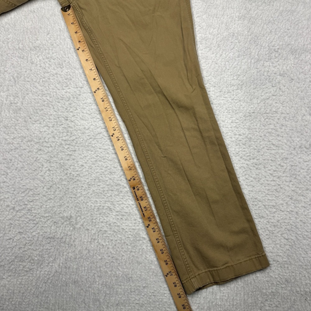 Carhartt Work Pants 5-Pocket Relaxed‎ Fit Beige Carpenter Men's Size 32x32 - Picture 8 of 15